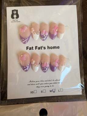 Fat Fat's Home Acrylic Press-On Nail Extensions Size M